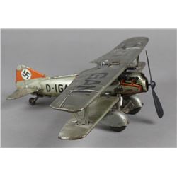 Tippco Nazi Biplane Windup Toy