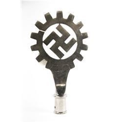 WWII Nazi German Labor Front Flagpole Topper