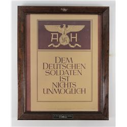 WWII Nazi Propaganda Poster