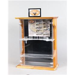 Silver Stag Knife Display Case