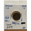 Image 1 : 1862A France 1 Cent in Extra Fine Grade