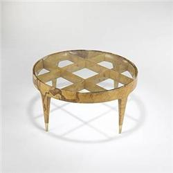  Gio Ponti coffee table Italy, c. 1952 radica, ol