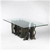 Image 1 :  Paul Evans custom dining table Paul Evans Studio