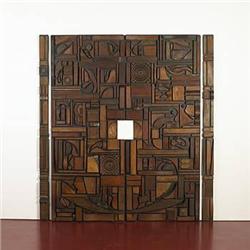  Mabel Hutchinson doors, pair USA, 1966 walnut 31