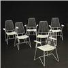 Image 1 :  Mathieu Mategot chairs, set of six Ateliers Mate