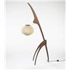 Image 1 :  Rispal floor lamp France, c. 1950 walnut, parchm