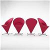 Image 1 :  Verner Panton Cone chairs, set of four Louis Pou
