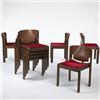 Image 1 :  Vico Magistretti dining chairs model #122, set o