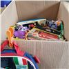 Image 1 : BOX OF KIDS TOYS, CARS, BACKPACKS