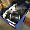 Image 1 : LARGE TOTE OF KITCHEN APPLIANCES, BUG ZAPPER, GRILL