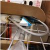 Image 3 : MOEN KITCHEN FAUCET, BATHROOM SCALE, PLASTIC BAG ROLL, AND MORE
