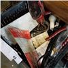 Image 3 : TRAY OF TOOLS, WOOD CLOCK AND MORE