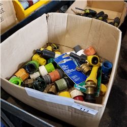 LOT OF HOSE CONNECTORS