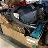 Image 1 : FISH FINDER DEPTH SOUNDER, MAKITA CORDLESS DRILL, PROPANE CATALYTIC HEATER, AND 1HP SHOP VAC