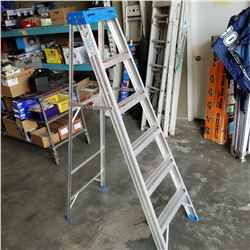 6FT ALUMINUM A-FRAME LADDER