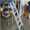 Image 1 : 6FT ALUMINUM A-FRAME LADDER