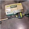 Image 2 : FLY ROD AND REEL W/ SMALL NET AND PLANO TACKLE BOX W/ CONTENTS