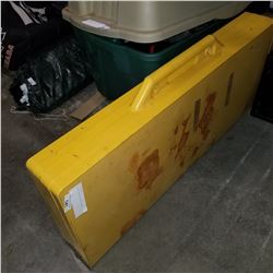 YELLOW FOLDING PICNIC TABLE