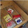 Image 2 : CIGARETTE TINS AND ROLLER AND WOOD BC FRUIT CRATE