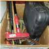 Image 2 : PRO PULSE CORDLESS DRILL, 2 JACK STANDS, AND TOTE AND BOX OF TOOLS