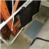 Image 2 : 2-STEP LADDER, WASTE BIN, AND FORKS AND KNIVES IN CASE