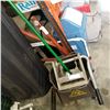 Image 1 : BROWN COMMERCIAL MOP BUCKET AND RINGER W/ MOP