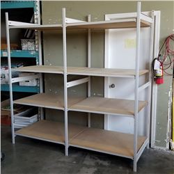 LOT OF EZRECT SHELVING
