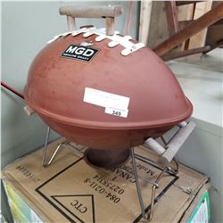 MGD MILLER FOOTBALL BBQ - UNUSED