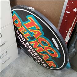 TACO DEL MAR SIGN