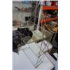 Image 2 : 3 TIER MCM BRASS AND GLASS SHELF