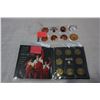 Image 1 : SET OF 8 COCA COLA POGS AND COCA COLA COIN SET FOR SALT LAKE WINTER OLYMPICS 2002