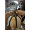 Image 3 : 2 VINTAGE LEADED LAMP SHADES