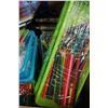 Image 2 : BOX OF KIDS TOYS, PENCIL CRAYONS, LETTERS, AND BOOKS