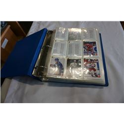 BINDER OF HOCKEY CARDS