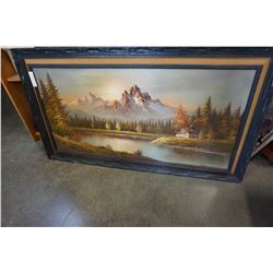 LARGE FRAMED OIL PAINTING
