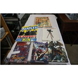 LOT OF GRAPHIC NOVELS, BEATLES BOOK ETC