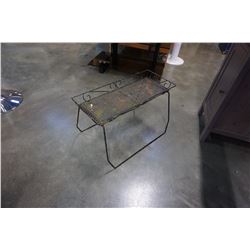 LOT OF WIRE METAL PLANTER STANDS