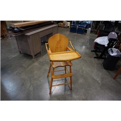 WOOD HIGH CHAIR