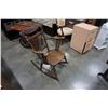 Image 2 : ANTIQUE OAK ROCKING CHAIR