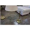 Image 2 : BRASS FLOOR LAMP AND TABLE LAMP