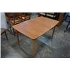 Image 2 : TEAK DINING TABLE W/ 5 CHAIRS