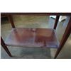 Image 3 : VINTAGE MAHOGANY 2 TIER END TABLE