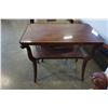 Image 3 : ANTIQUE 3 PIECE GLASS TOP COFFEE TABLE SET