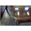 Image 8 : ANTIQUE 3 PIECE GLASS TOP COFFEE TABLE SET