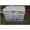 Image 2 : LOT OF PLASTIC ORGANIZERS