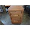 Image 1 : 2 DRAWER OAK FILE CABINET