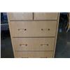 Image 2 : 5 DRAWER WOOD HIGHBOY CRAVED