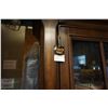 Image 4 : ASHLEY FLOOR MODEL 2 PIECE ILLUMINATED GLASS DOOR DISPLAY PIER UNIT, RETAIL $2749