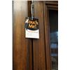 Image 5 : ASHLEY FLOOR MODEL 2 PIECE ILLUMINATED GLASS DOOR DISPLAY PIER UNIT, RETAIL $2749