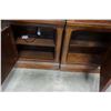Image 7 : ASHLEY FLOOR MODEL 2 PIECE ILLUMINATED GLASS DOOR DISPLAY PIER UNIT, RETAIL $2749